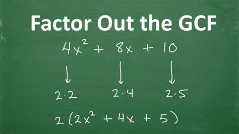 gcf of 24 and 40|factor out the greatest common.